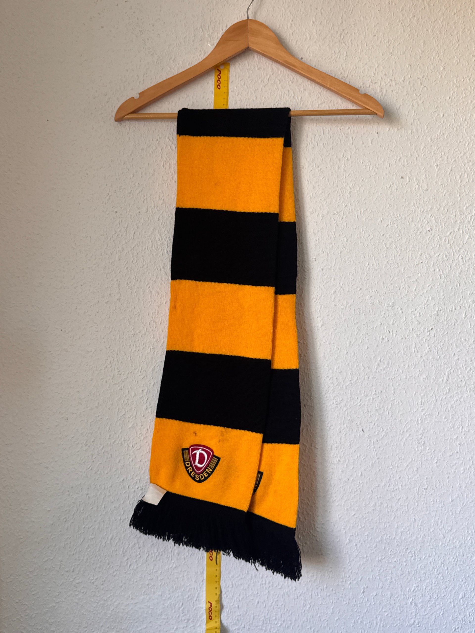 Dresden Yellow & Black Football Scarf One Size