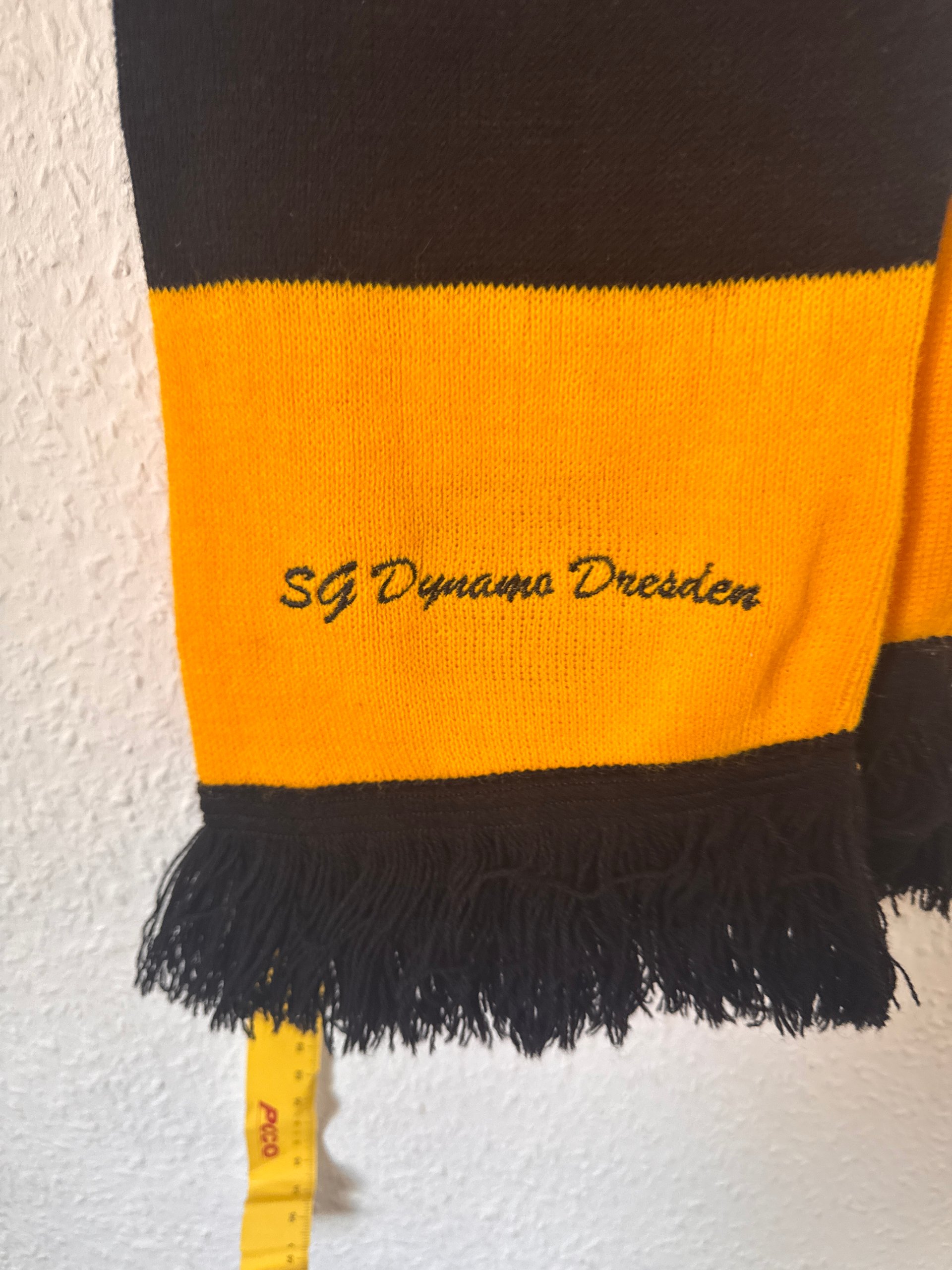 Dresden Yellow & Black Football Scarf One Size image 9
