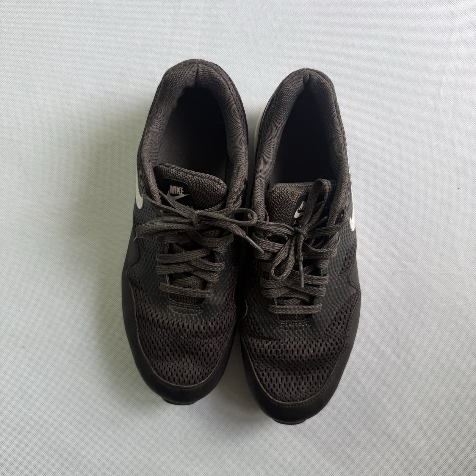 Nike Black & White Air Max UK 7 Lightweight Mesh Trainers image 6
