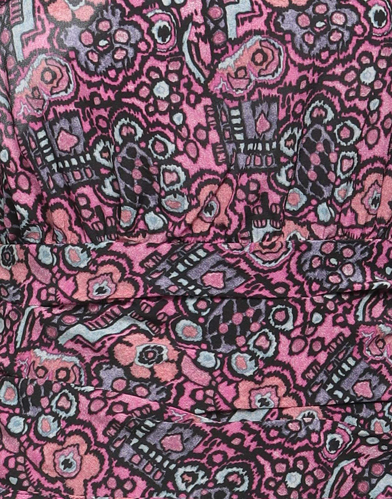 New Isabel Marant Rafiki One-Shoulder Silk Top Pink Printed Size M image 10