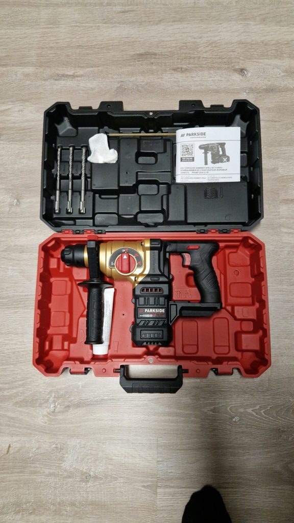PARKSIDE PERFORMANCE® 20 V Akku-Kombihammer Limited Edition »PKHAP 2034-Li B1« Gold and Black
