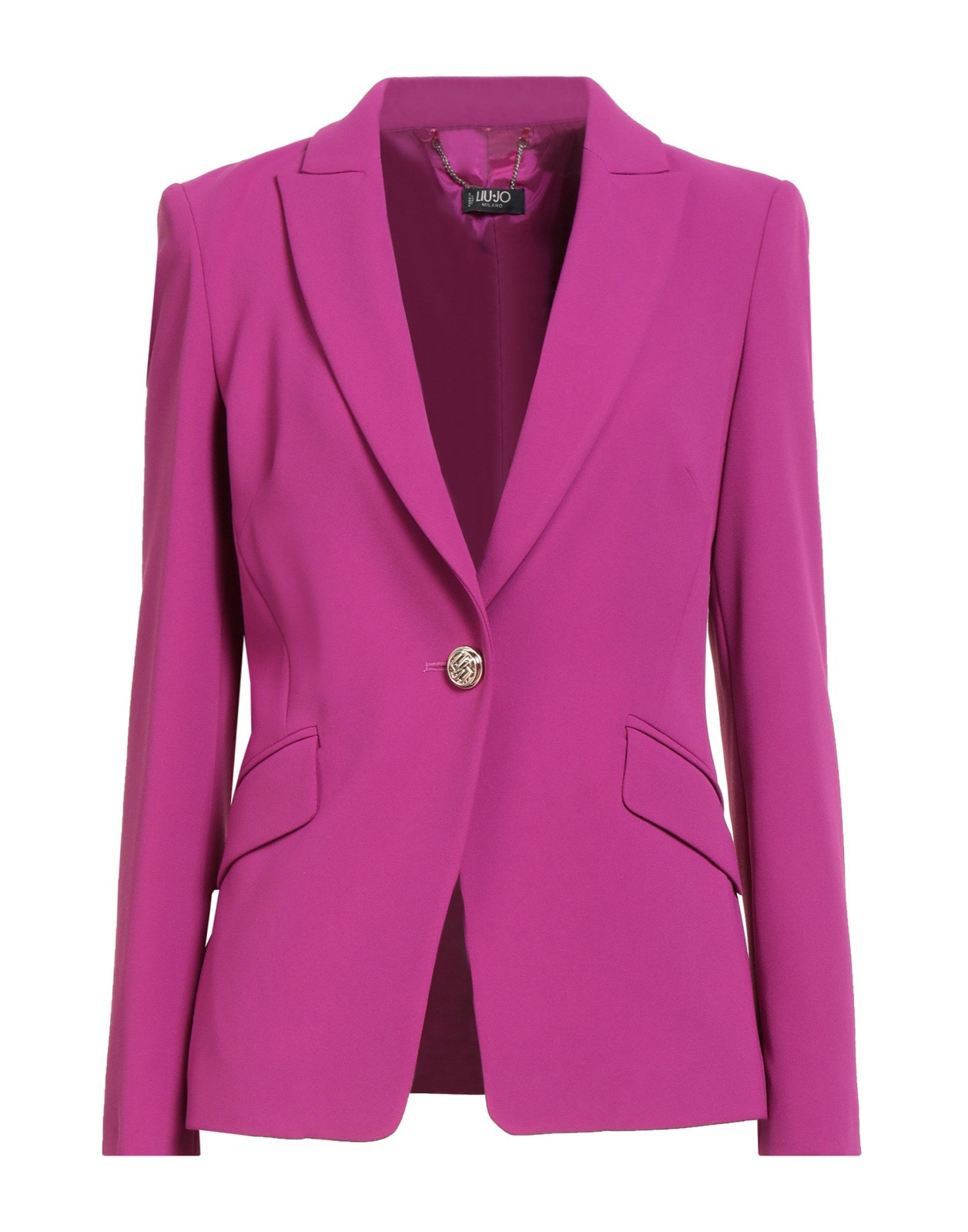 New LIU JO Single-Breasted Blazer Pink Size S