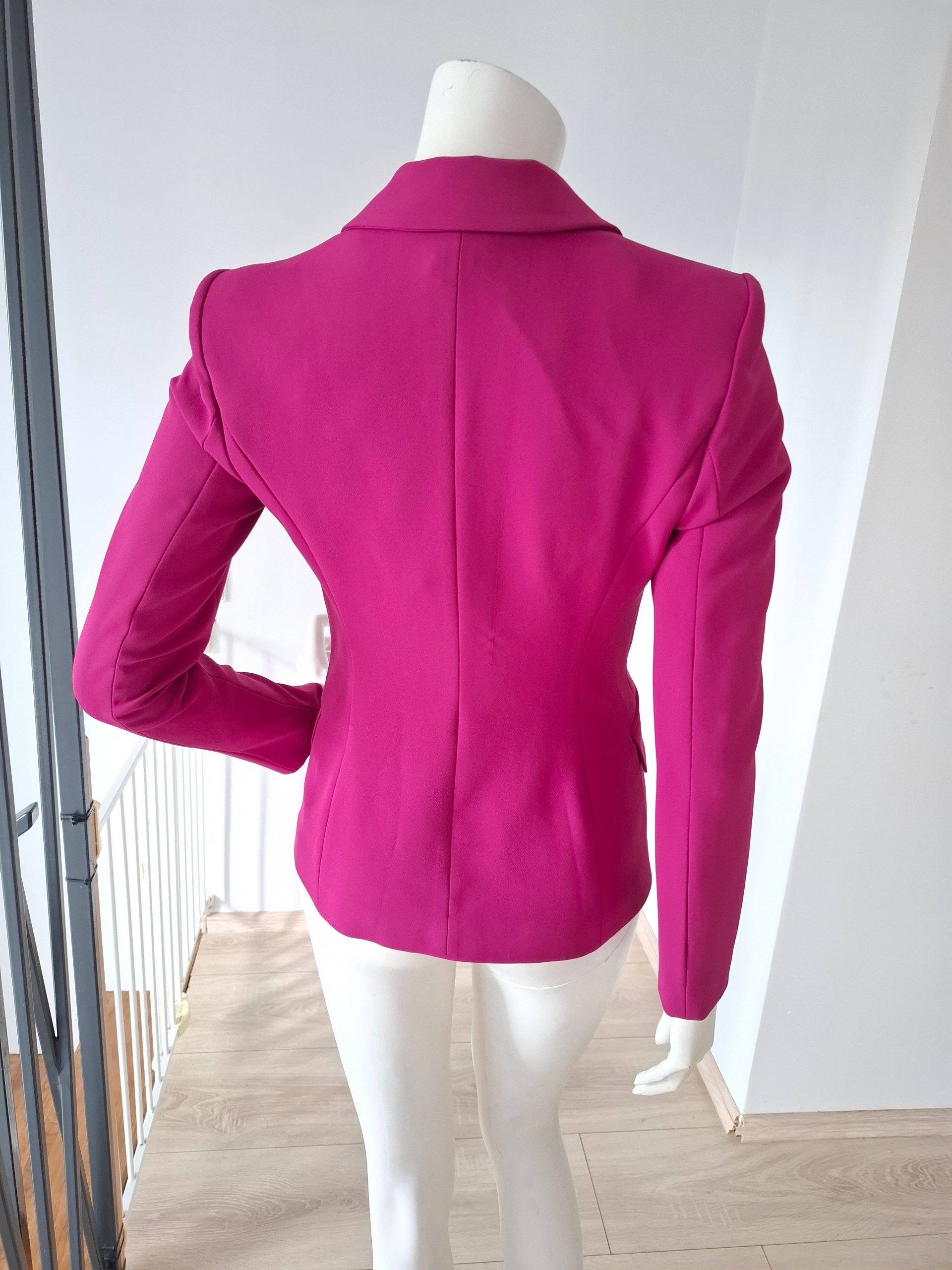 New LIU JO Single-Breasted Blazer Pink Size S image 6