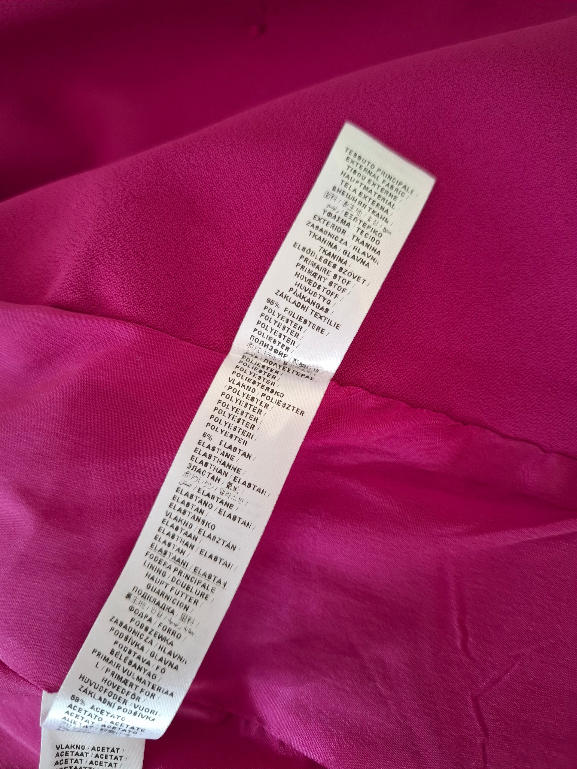 New LIU JO Single-Breasted Blazer Pink Size S image 7