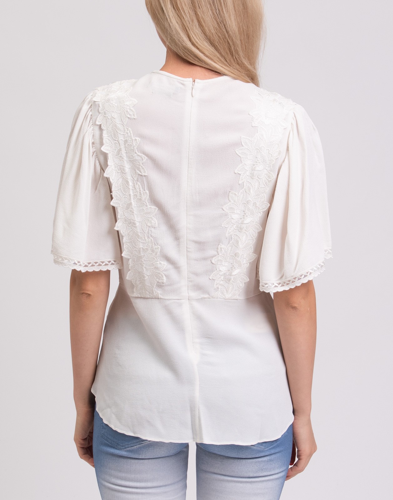 New Isabel Marant Lapao Embroidered Top Off-White Size XS image 4