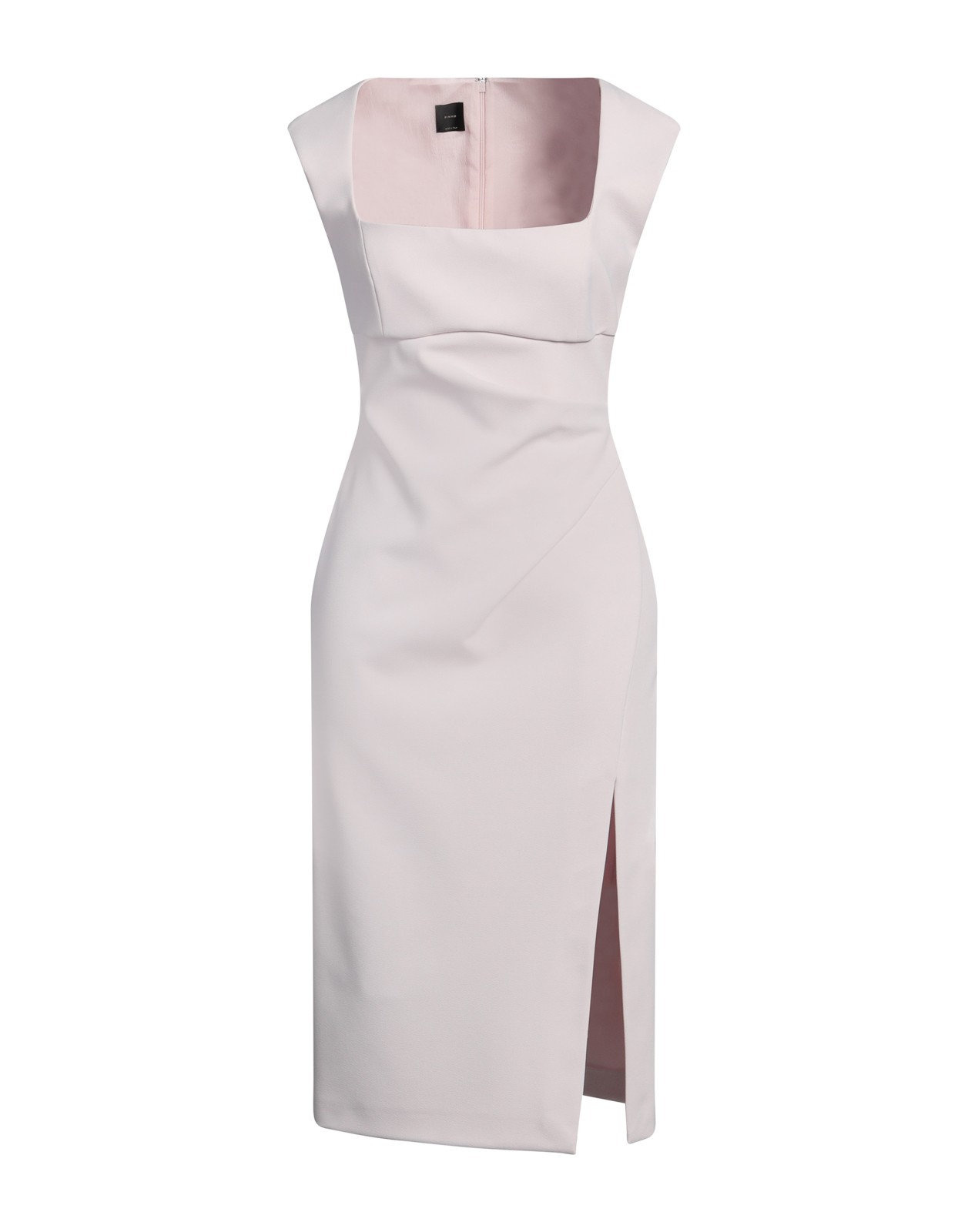 New PINKO La Adela Crepe Sheath Dress Light Pink Size IT 42 / M