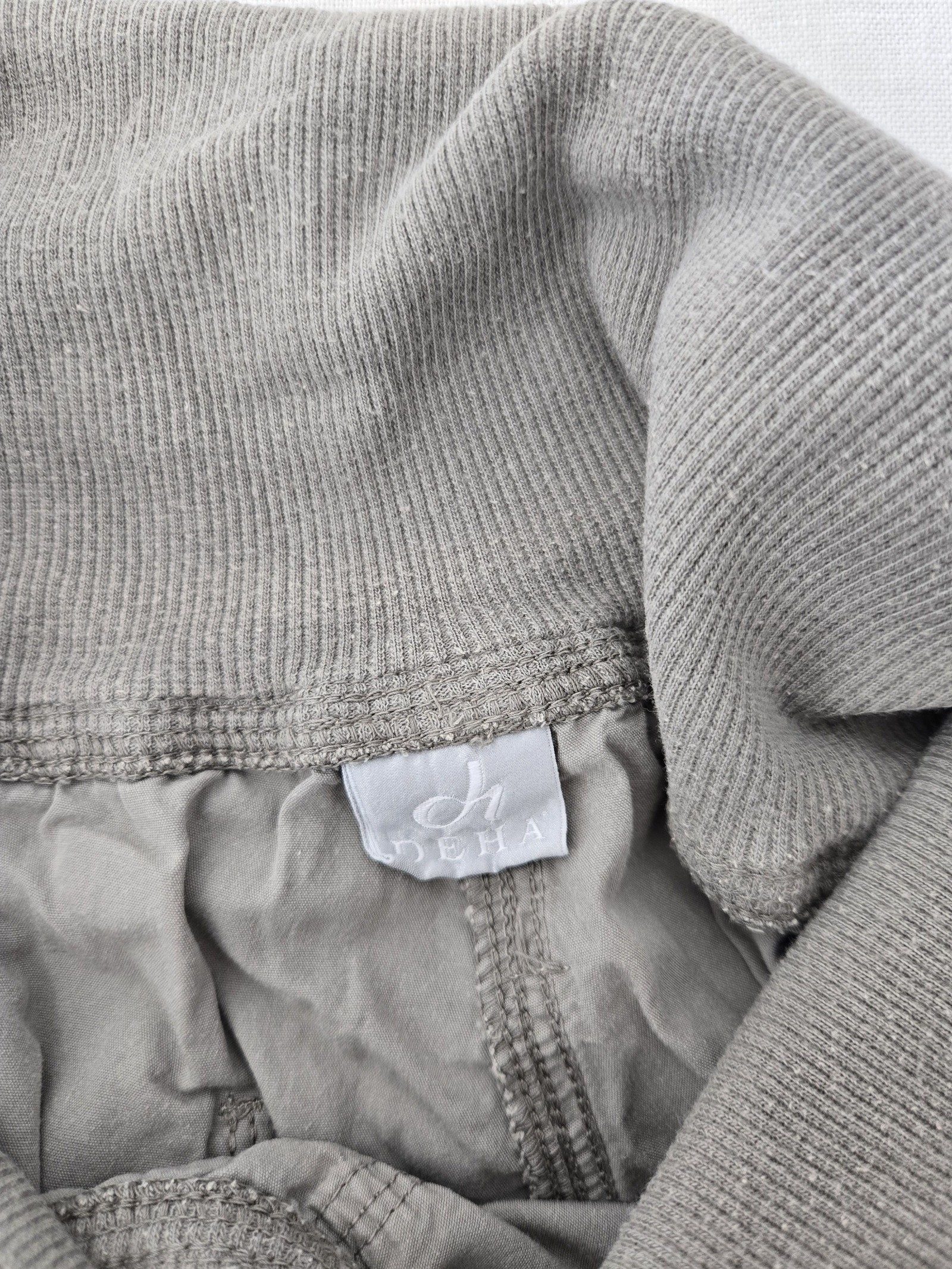 Deha Womens Grey Relaxed Cargo Pants XL Cotton Drawstring image 3