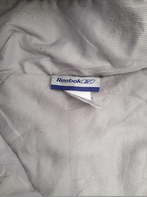 Reebok Men's Black & Grey Hooded Windbreaker Jacket XS image 7