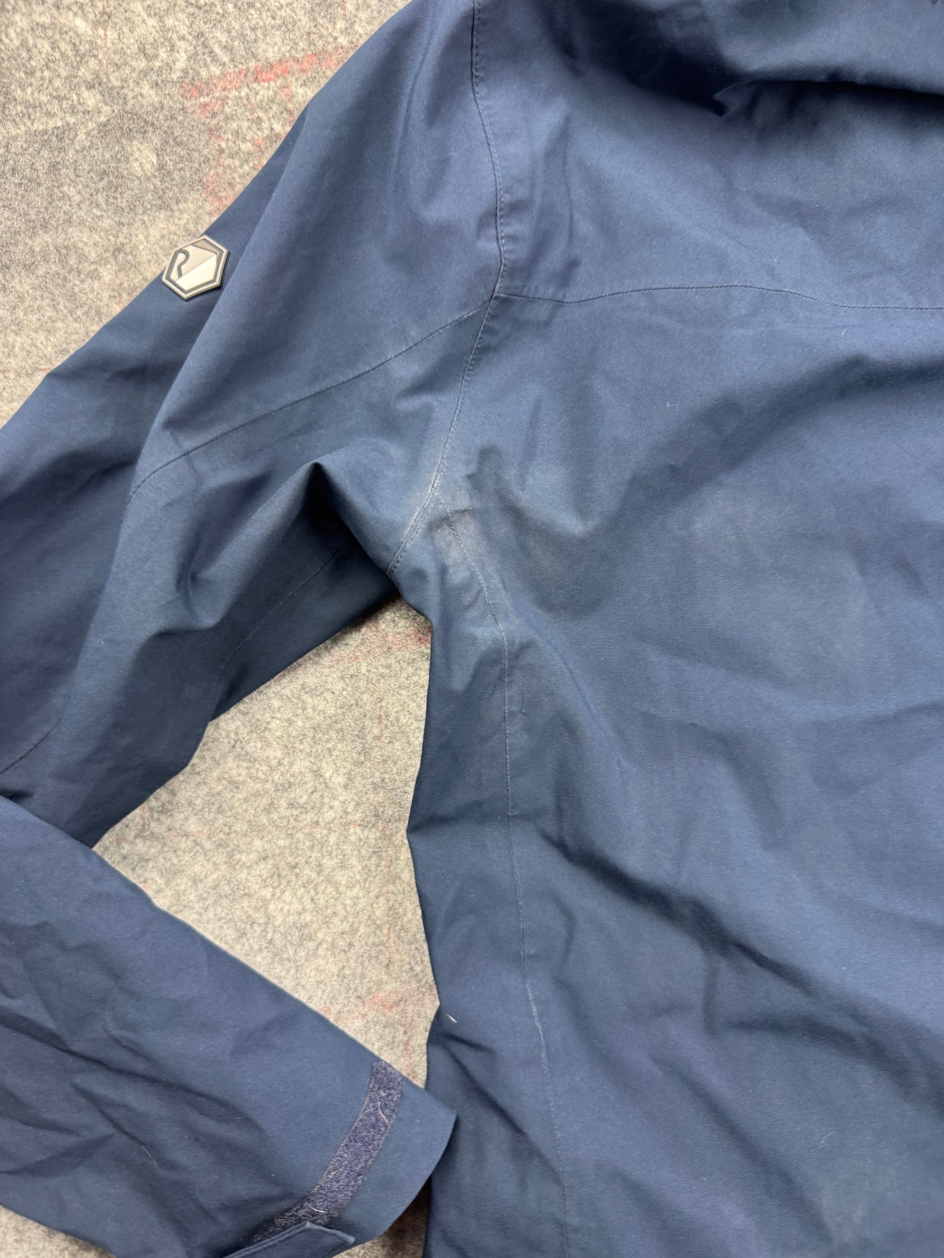 Regatta Navy Waterproof Jacket Men’s Small Isotex Stretch Hooded image 6