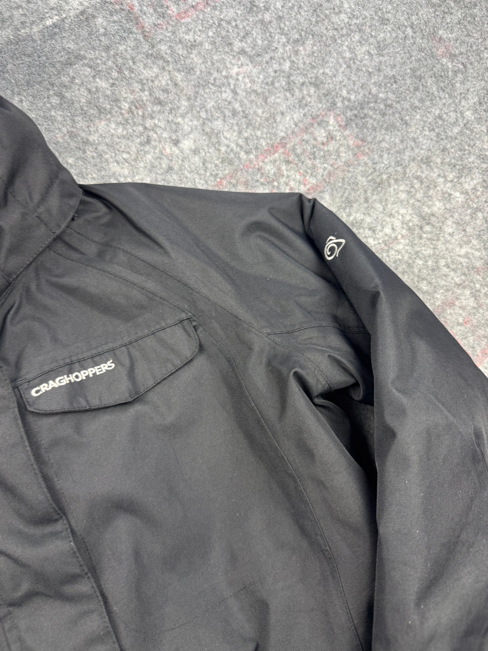 Craghoppers Black Aquadry Insulated Waterproof Parka UK 8 image 4
