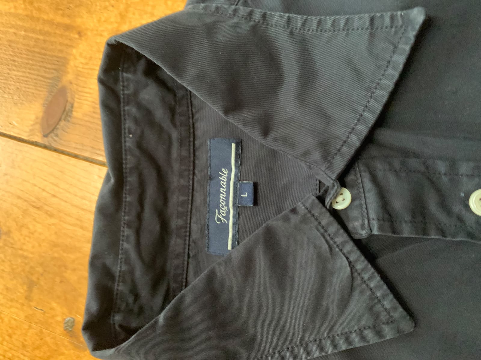 Façonnable Marine Ski Team 1950 Chemise Manches Longues 100% Coton - taille M GTL 35/105 image 6