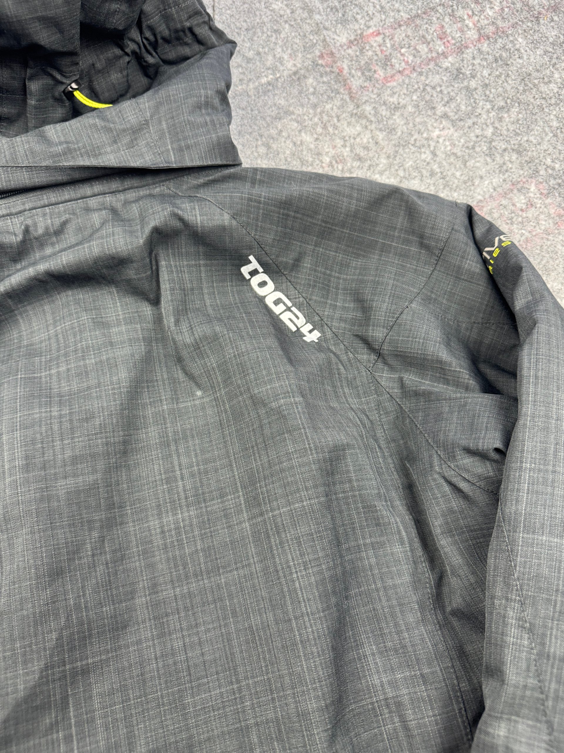 Tog24 Grey Shell Ski Jacket Men’s Large Waterproof Active Series image 4