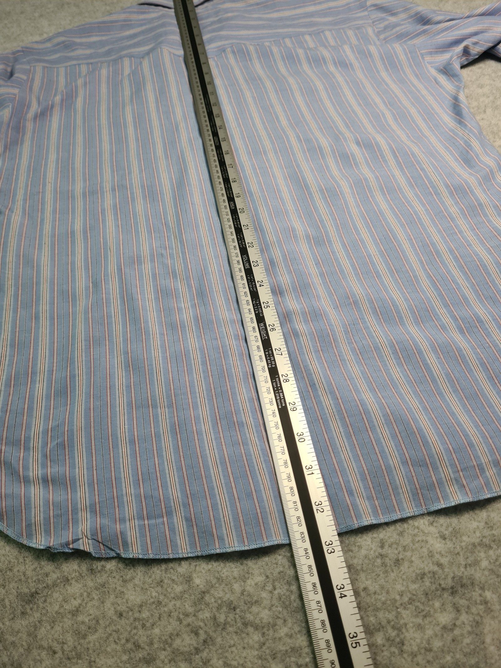 Wrangler Blue White Pink Stripe Western Shirt XL 1144 image 6