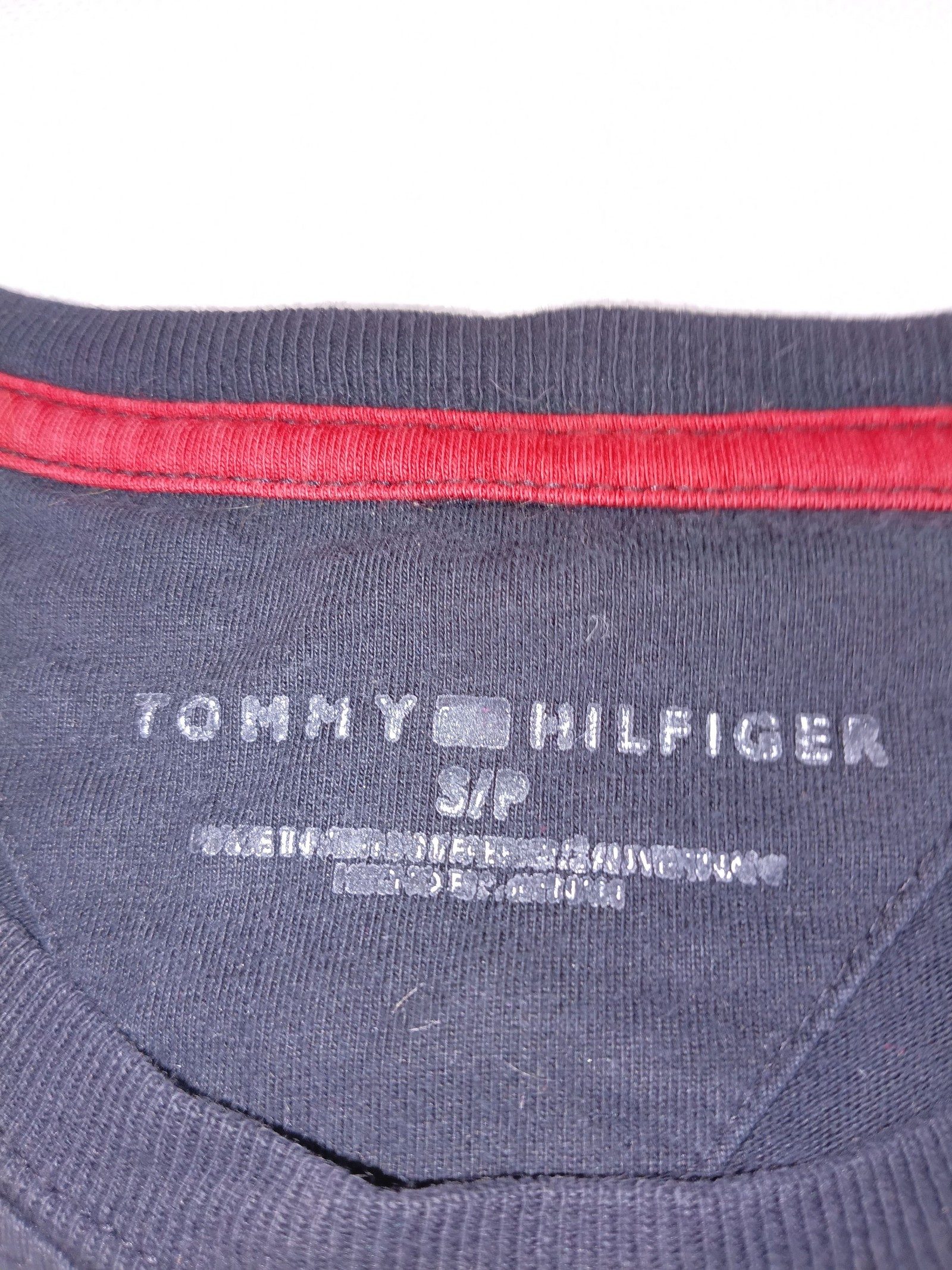 Tommy Hilfiger Men's Black Cotton Logo T-Shirt Small image 4