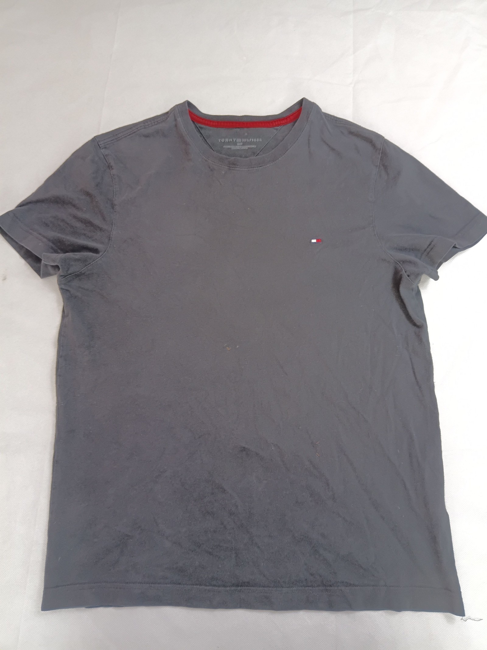 Tommy Hilfiger Men's Black Cotton Logo T-Shirt Small image 5