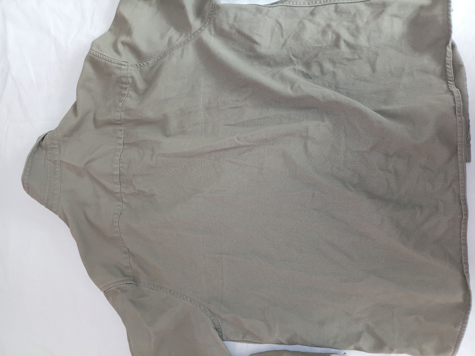 ASOS Design Grey Cotton Overshirt 2XL