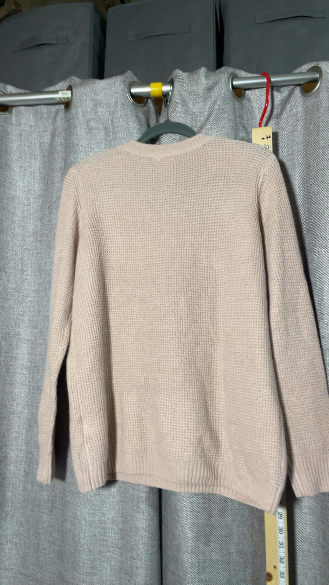 Market & Spruce Jackson Waffle Texture Crew Neck Sweater XL NWT image 2