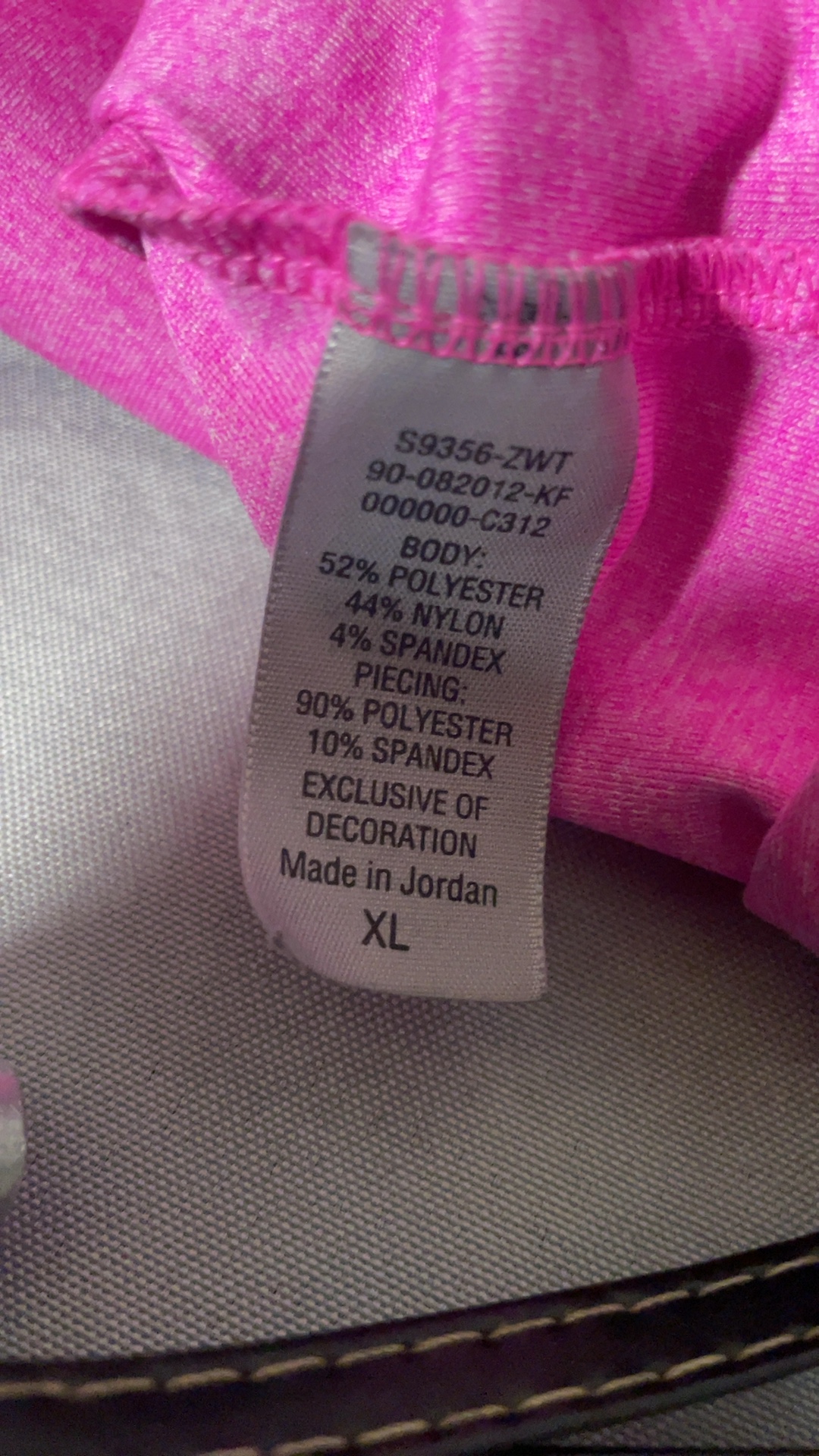 Champion Women’s XL Pink Semi-Fitted 1/4 Zip Athletic Top Thumbholes image 5