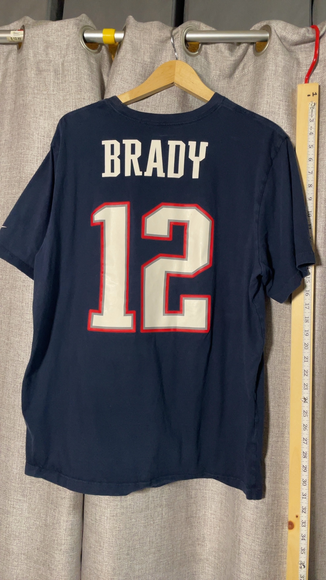 Nike Tom Brady #12 Patriots Super Bowl XLIX T-Shirt Men’s XXL 2XL image 2