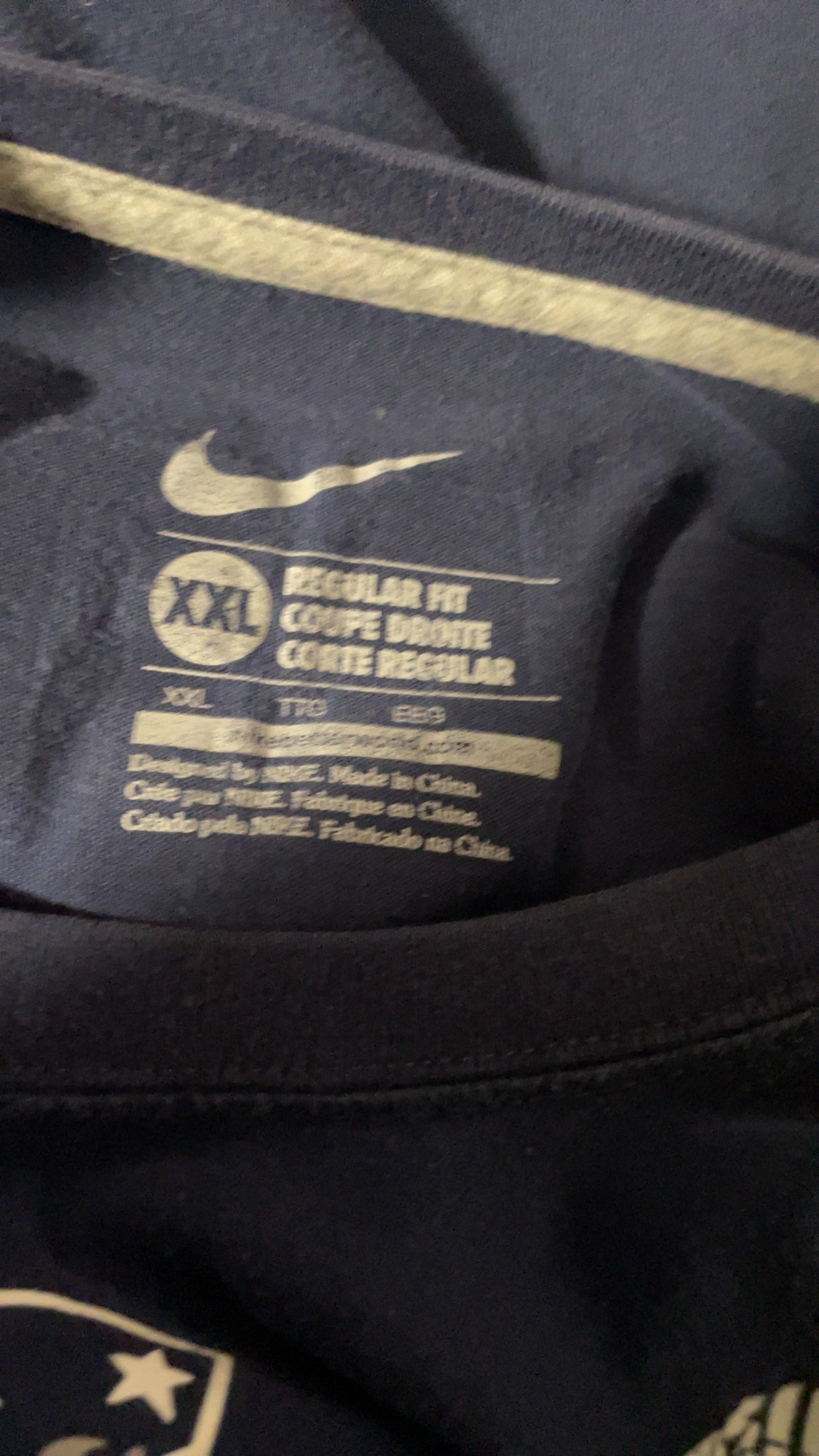 Nike Tom Brady #12 Patriots Super Bowl XLIX T-Shirt Men’s XXL 2XL image 3