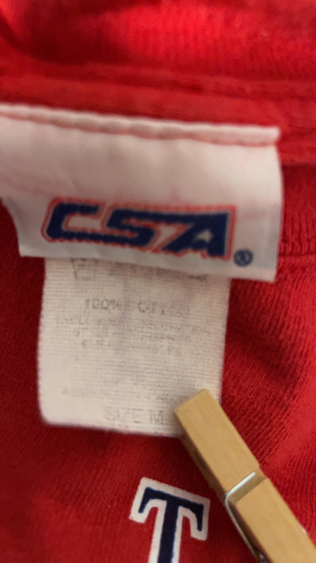 Vintage Y2K Boston Red Sox CSA Graphic T-Shirt Red Men’s Medium MLB image 2