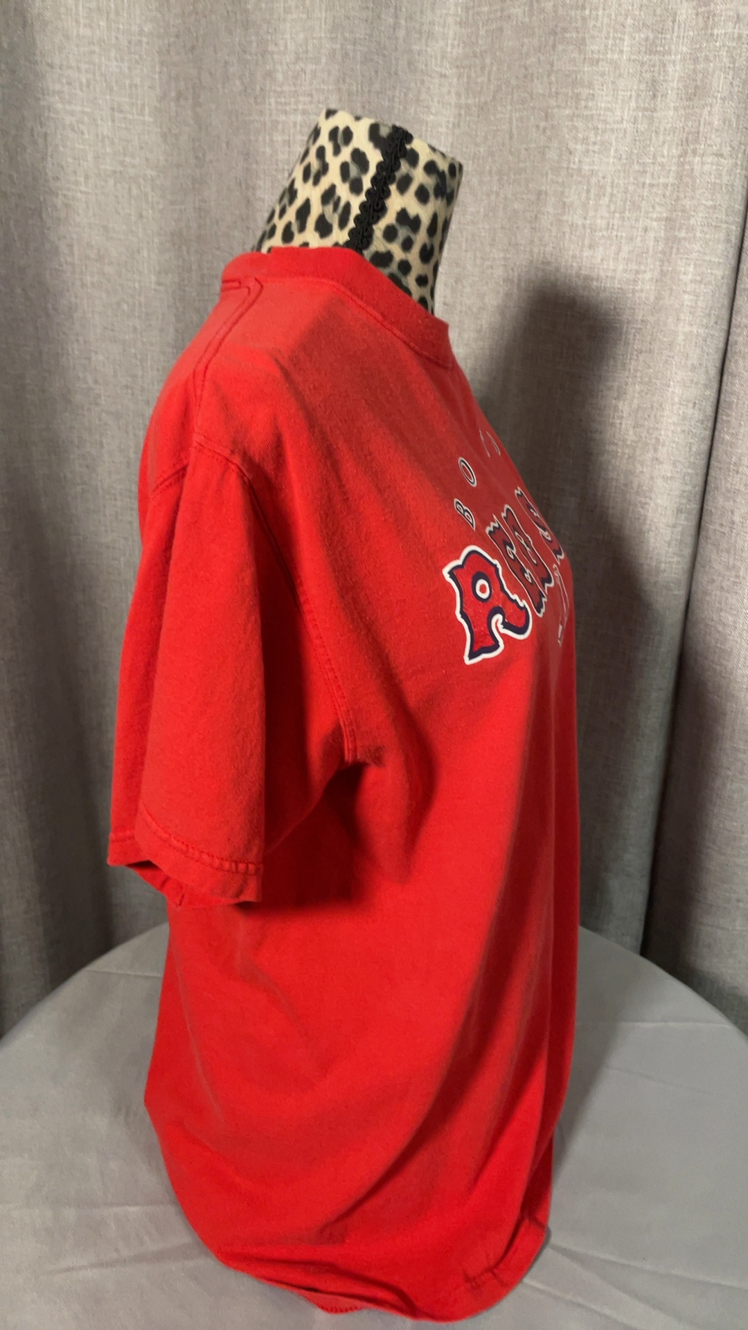 Vintage Y2K Boston Red Sox CSA Graphic T-Shirt Red Men’s Medium MLB image 7