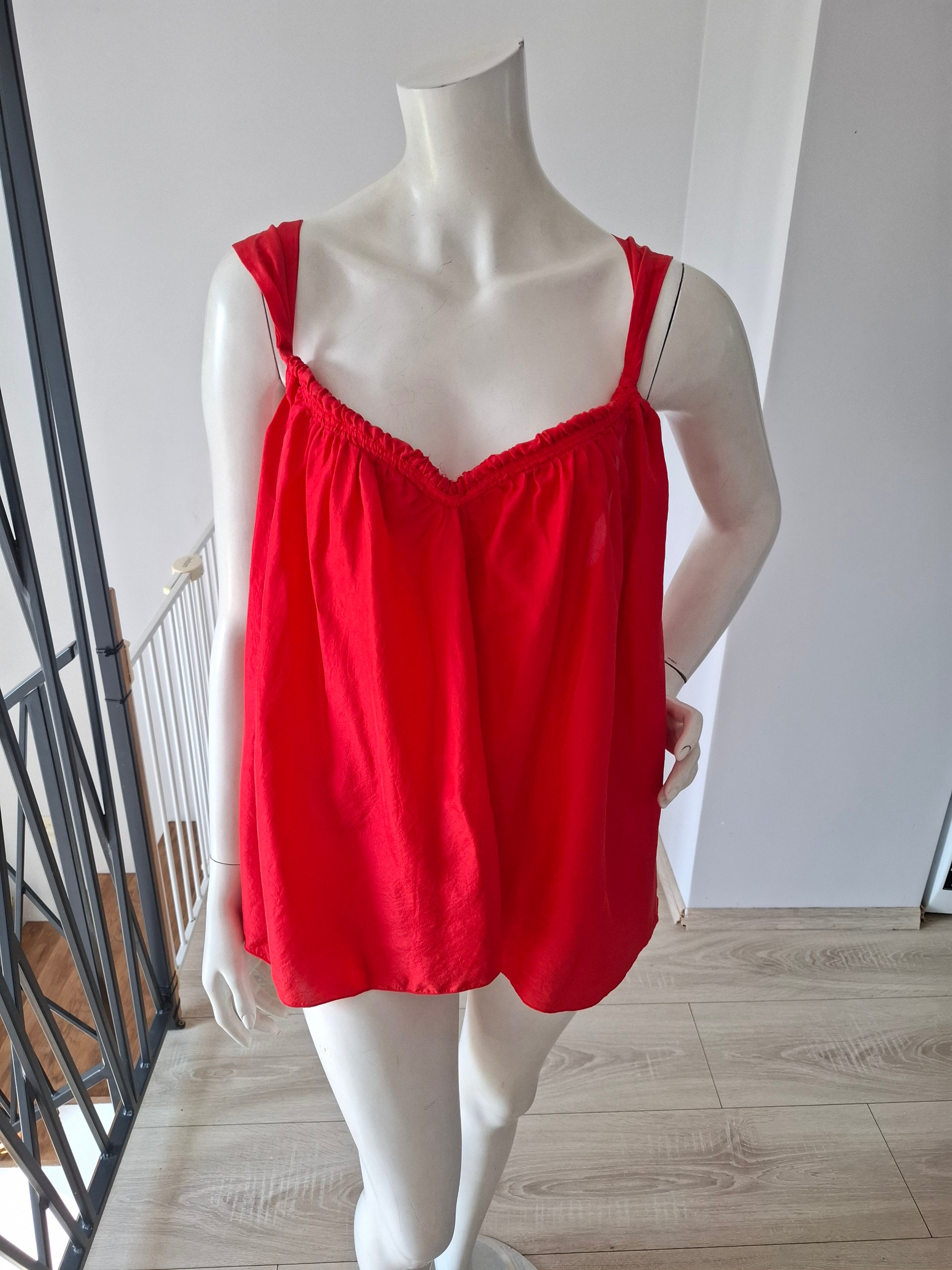 New Forte_Forte Silk Cami Top Red Size L image 4