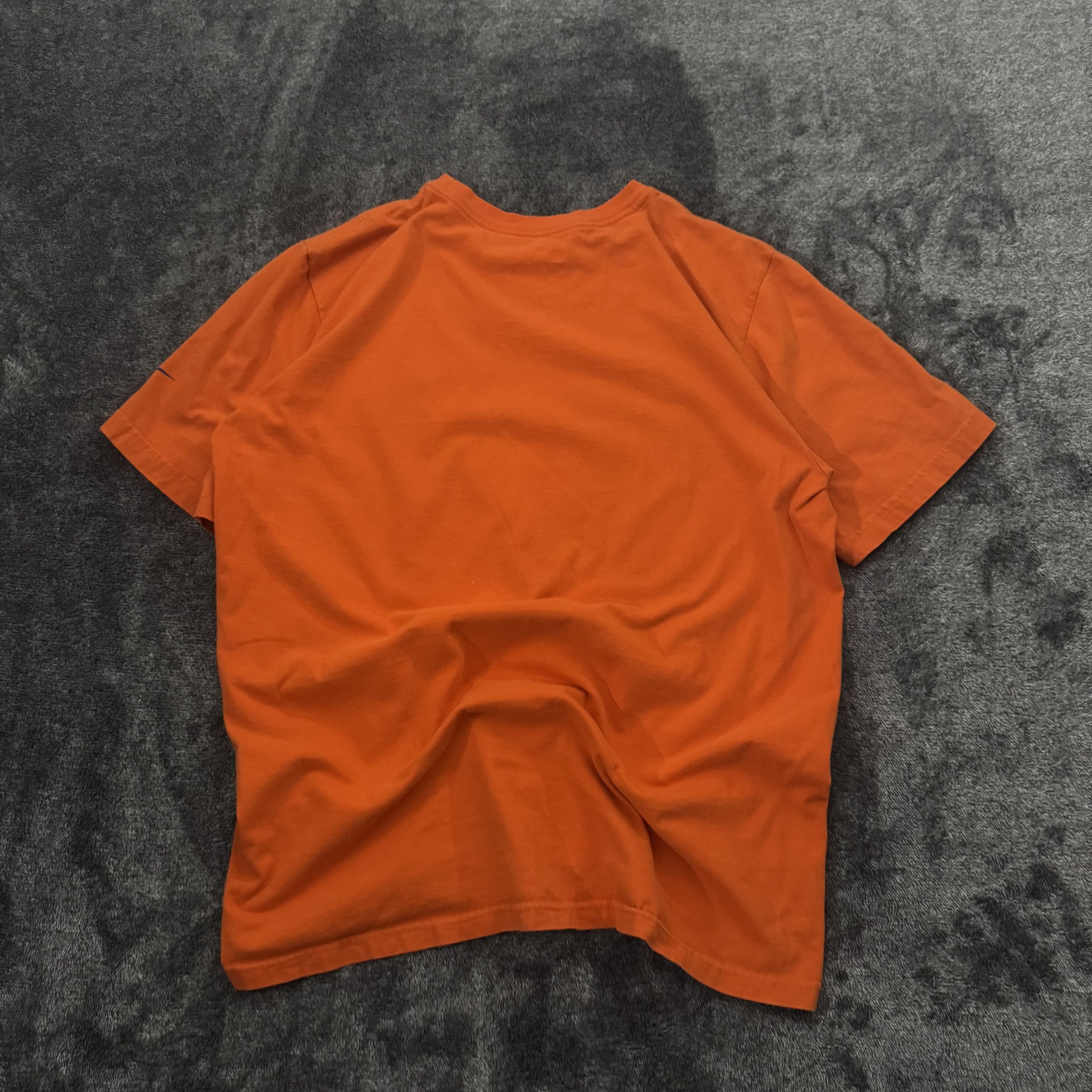 Nike Men's Orange Denver Broncos Cotton T-Shirt Medium image 3
