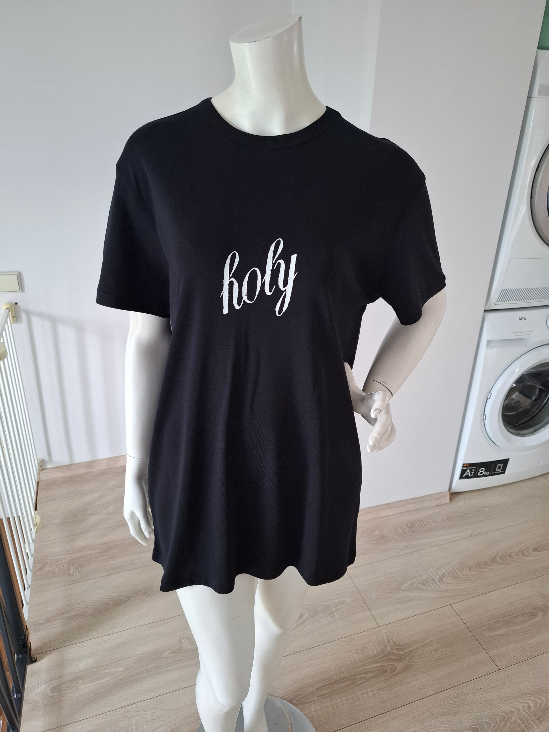 New Ann Demeulemeester Holy Print T-Shirt Black Size S (FR 38) image 7