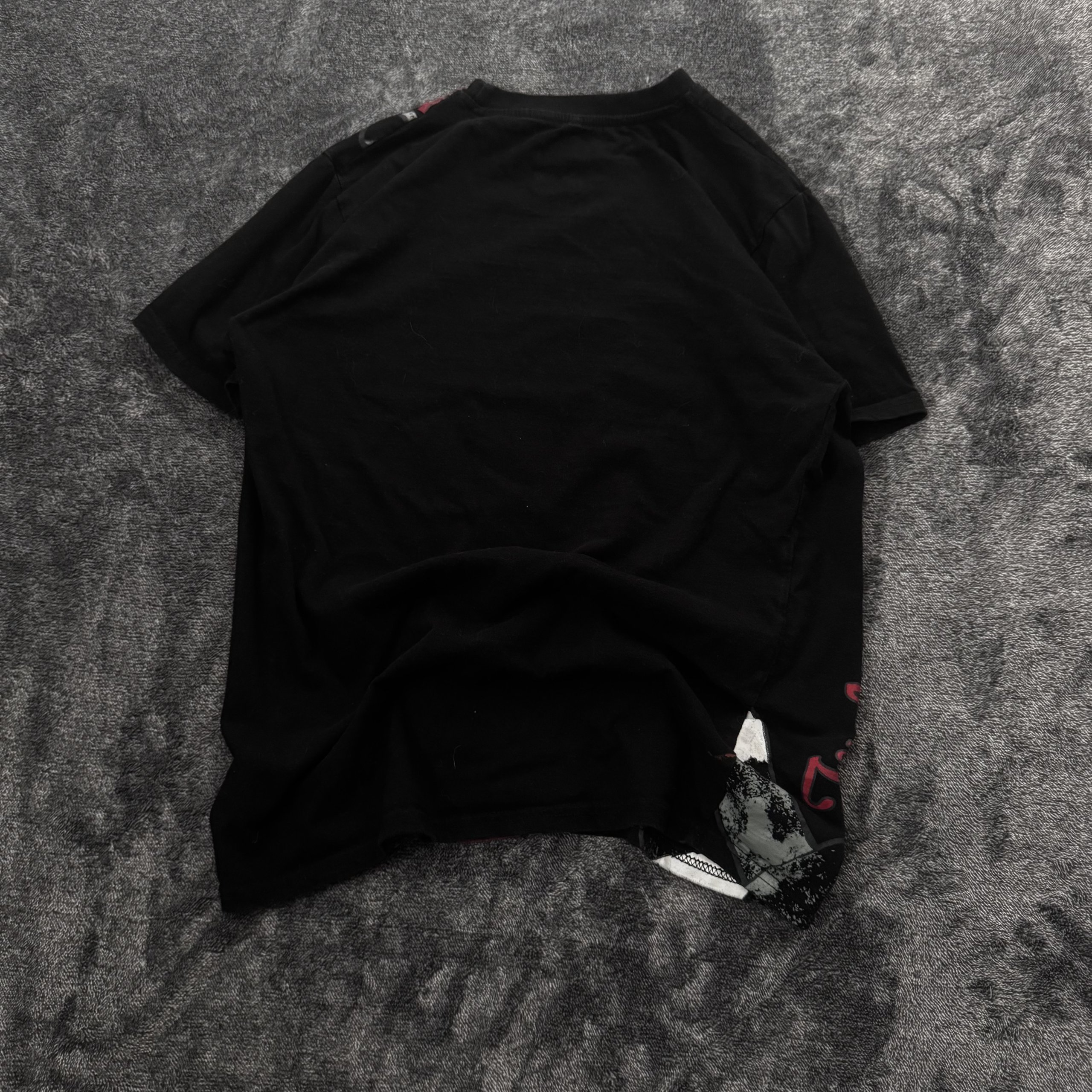 Tom and Jerry Southpole Black Graphic Tee Medium Cotton Polyester image 3