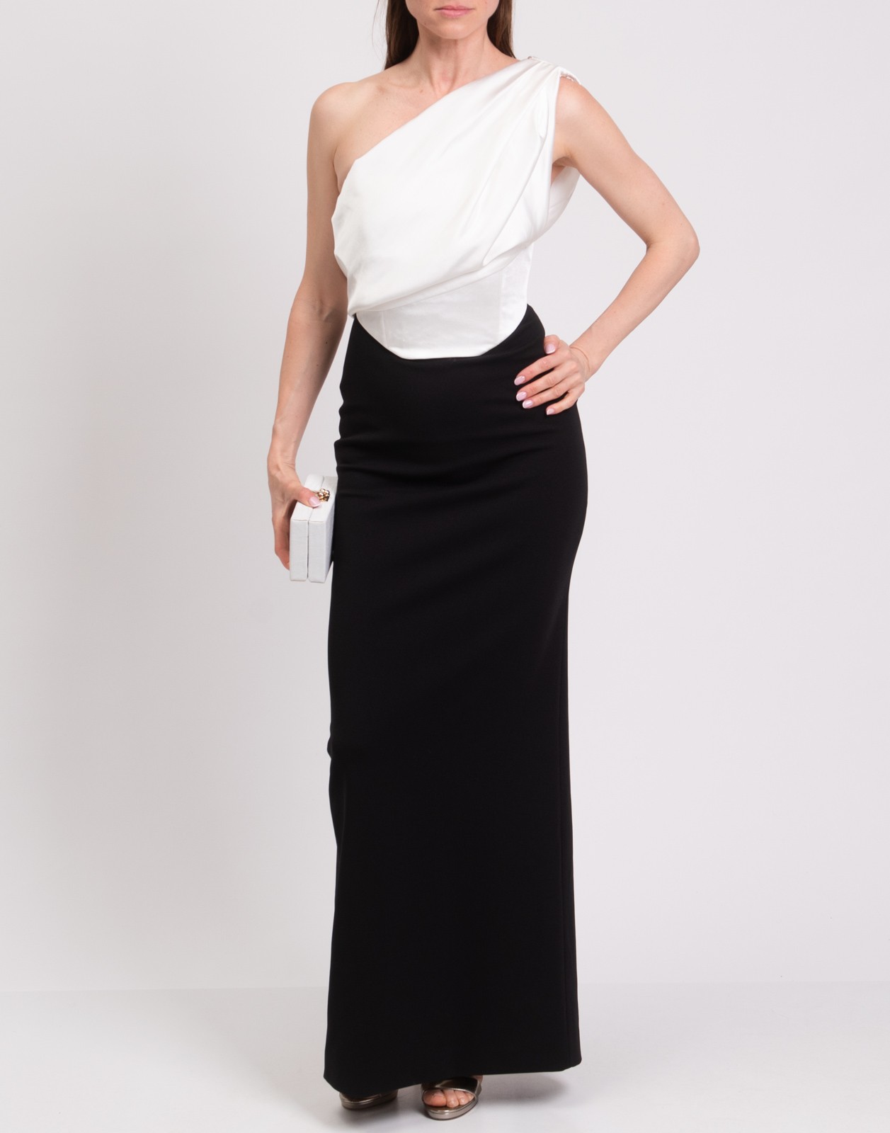 New Solace London Kara One-Shoulder Maxi Dress Size XS image 2