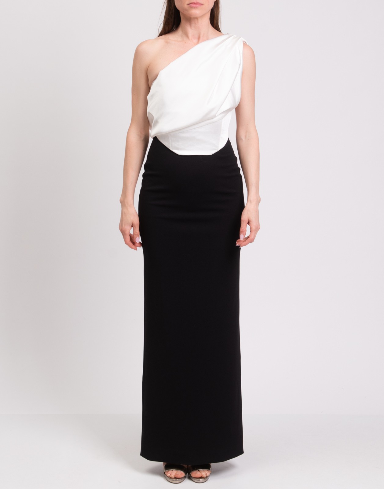 New Solace London Kara One-Shoulder Maxi Dress Size XS image 3