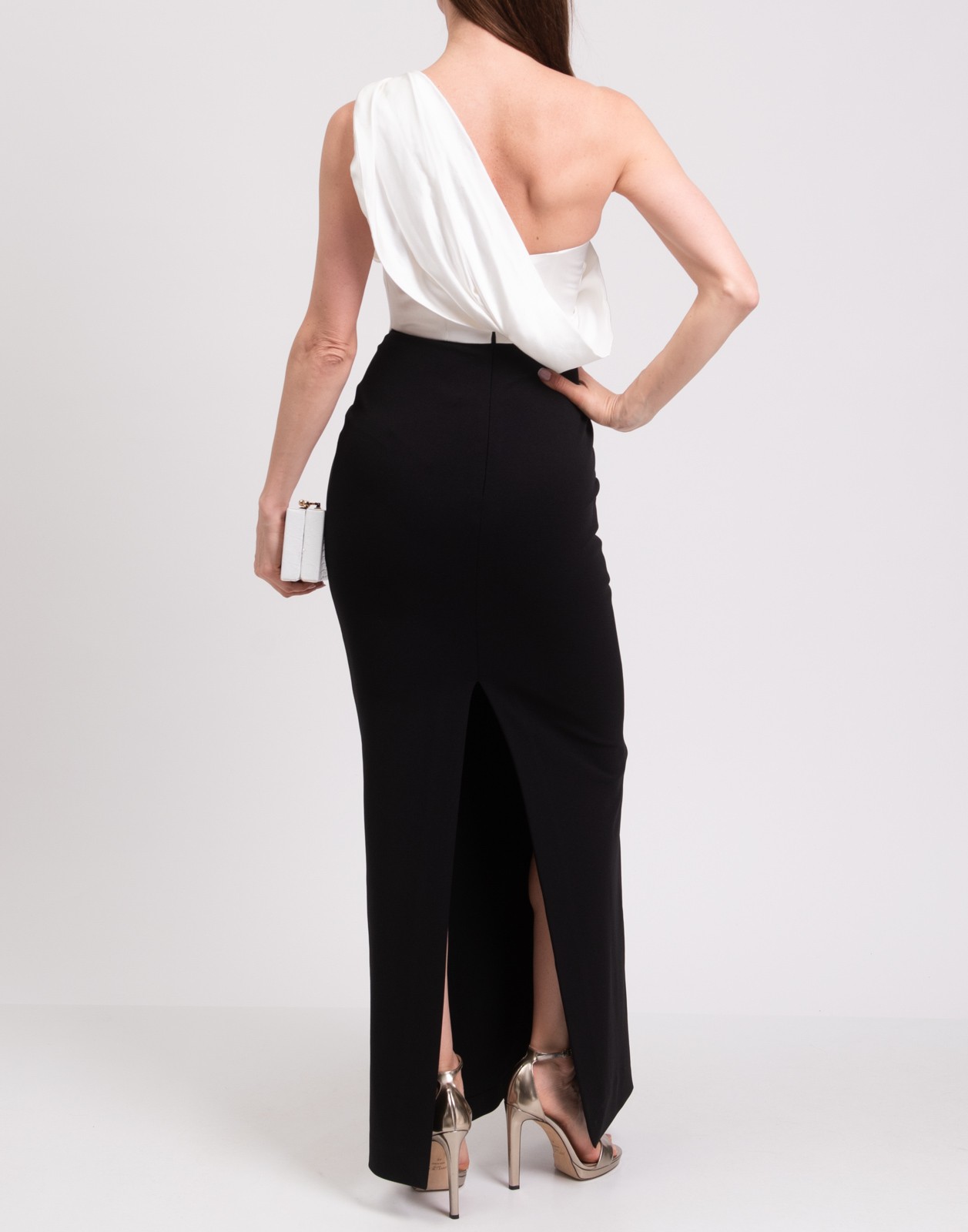 New Solace London Kara One-Shoulder Maxi Dress Size XS image 4