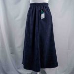 Monique Small/Medium Navy Velvet Skirt Elastic Waist NWT RRP £20.00
