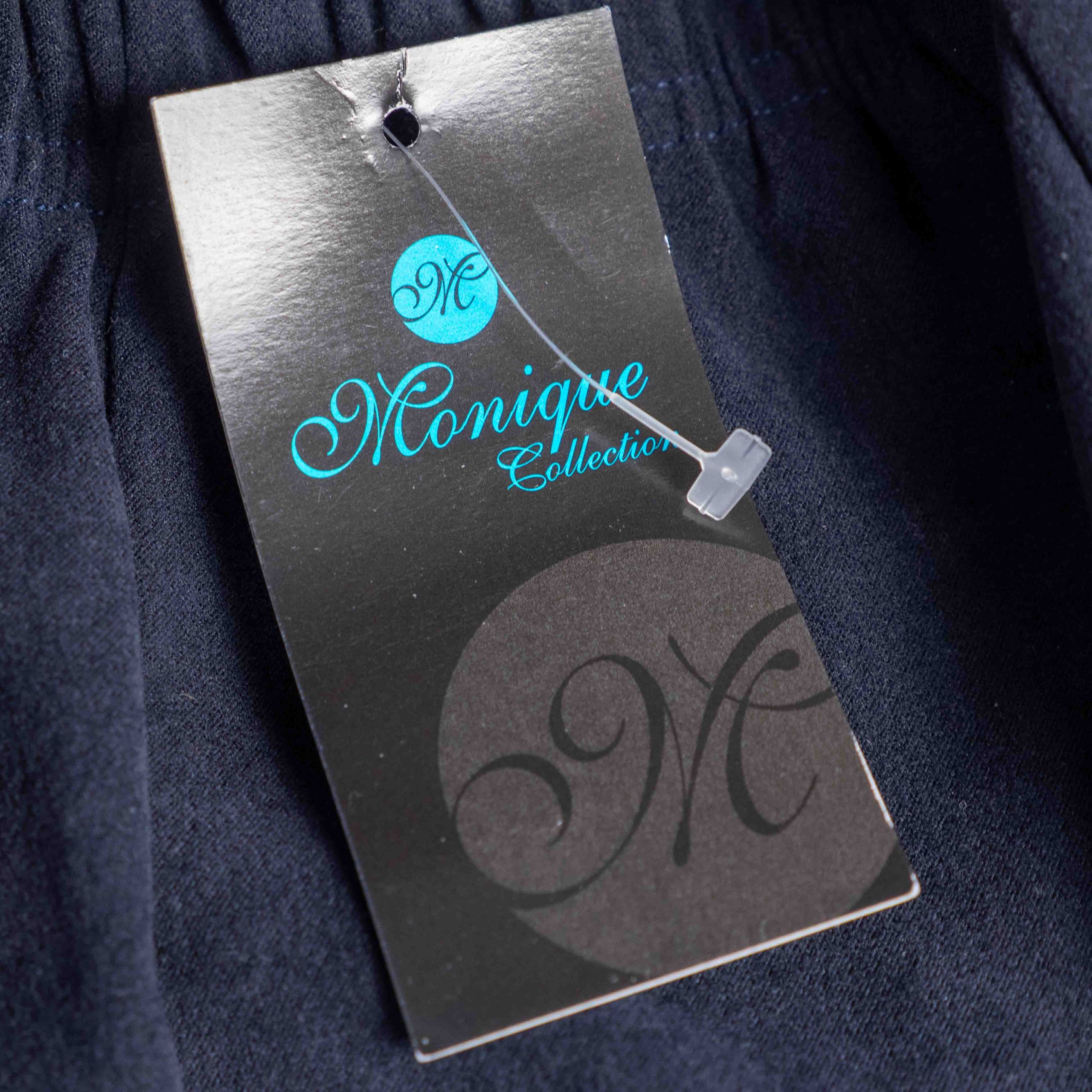 Monique Small/Medium Navy Velvet Skirt Elastic Waist NWT RRP £20.00 image 4