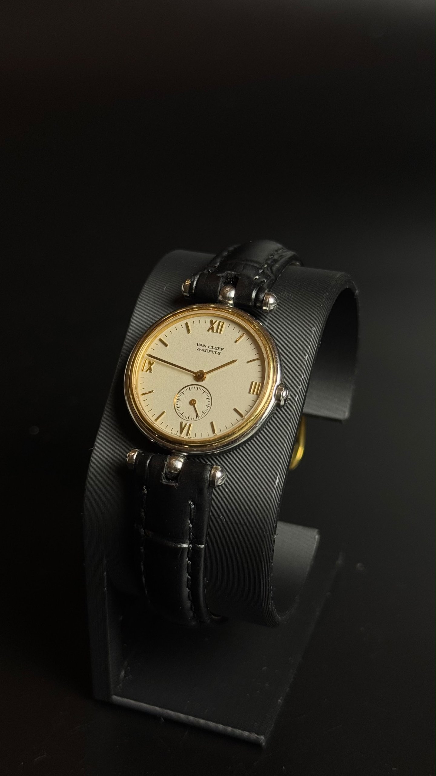Van Cleef & Arpels La Collection Vintage Watch – Small Seconds – 26 mm – Gold & Steel image 2