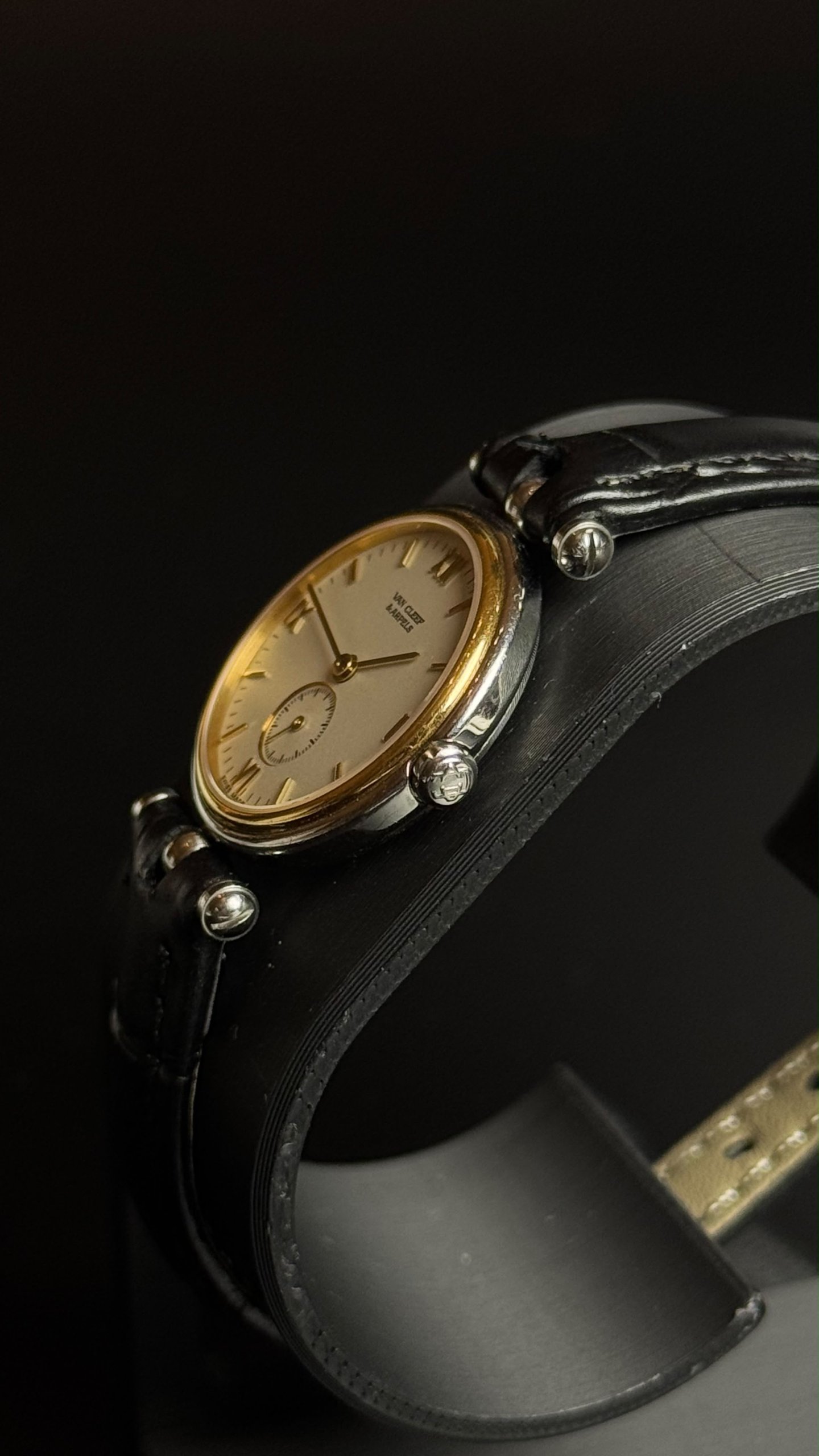 Van Cleef & Arpels La Collection Vintage Watch – Small Seconds – 26 mm – Gold & Steel image 3