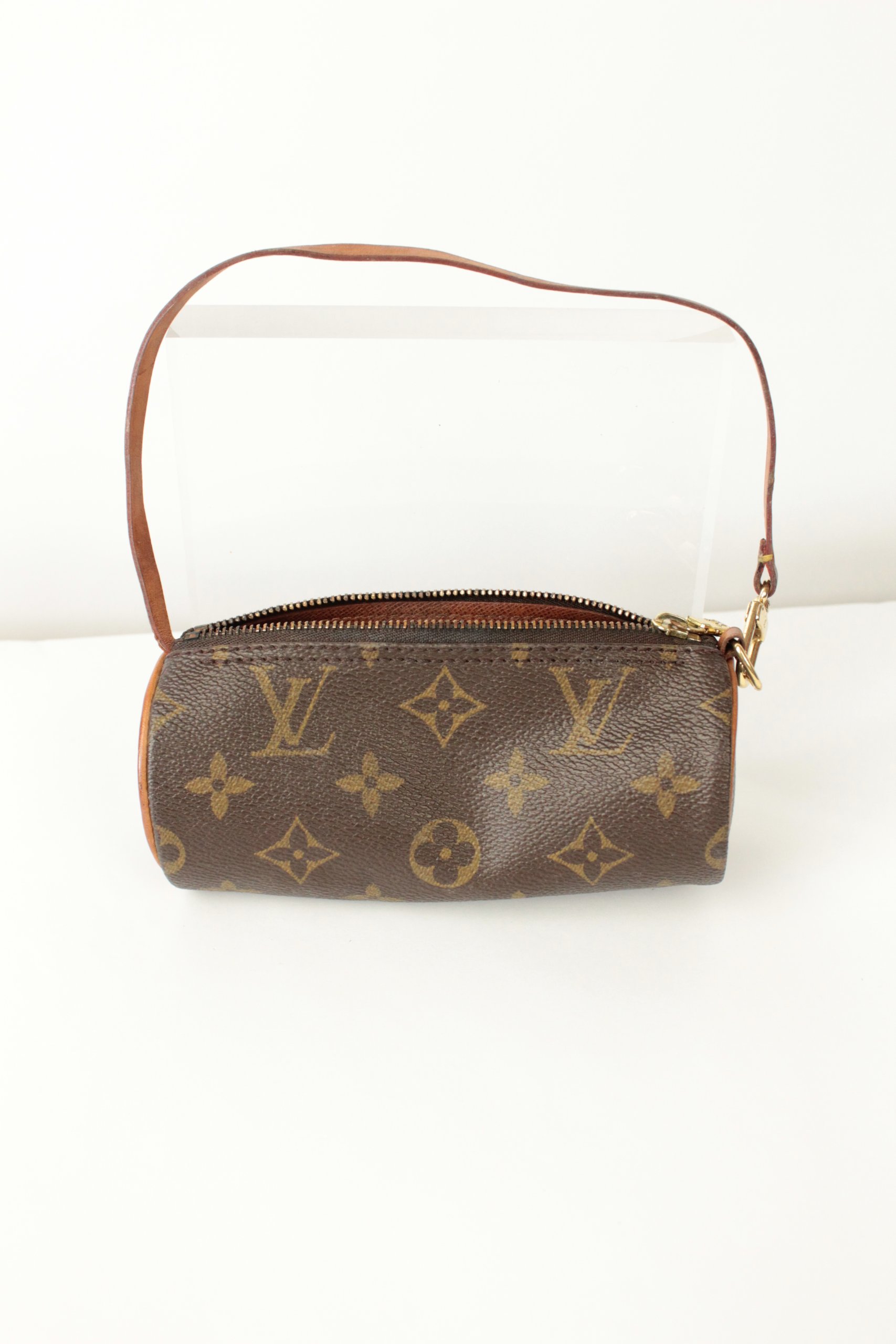Louis Vuitton Vintage Monogram Papillon Micro Mini Pouch Bag image 2