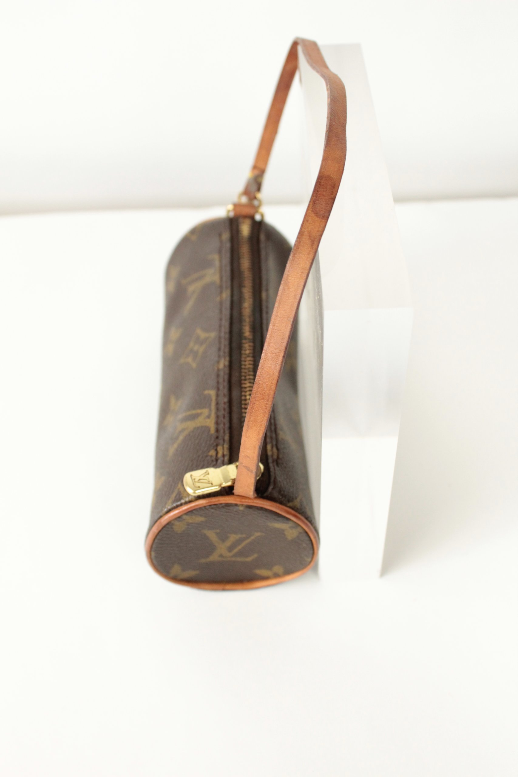 Louis Vuitton Vintage Monogram Papillon Micro Mini Pouch Bag image 6