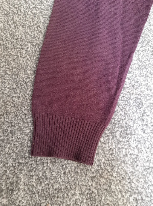 Diesel Men's Purple Cotton Blend Logo Sweater Medium image 8