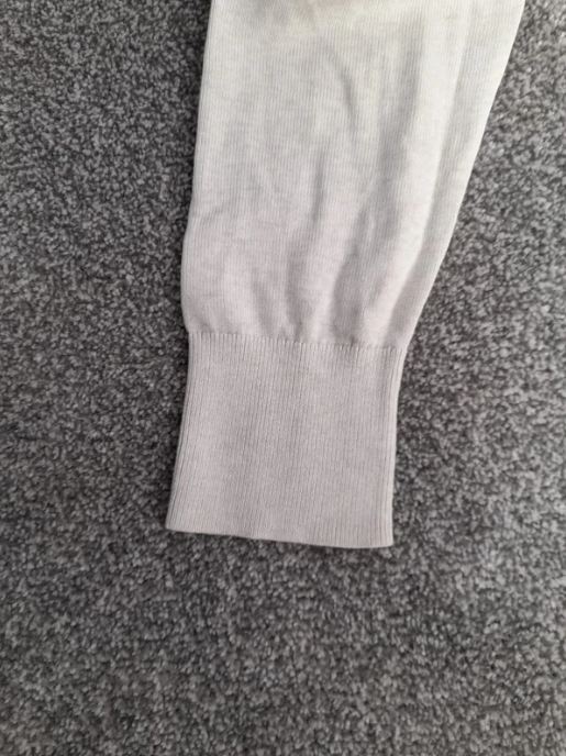 Calvin Klein Light Beige Cotton Crew Neck Sweater Large image 3