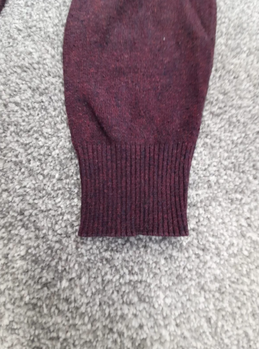 Diesel Men's Purple Cotton Blend Sweater Diesel Logo Medium image 8