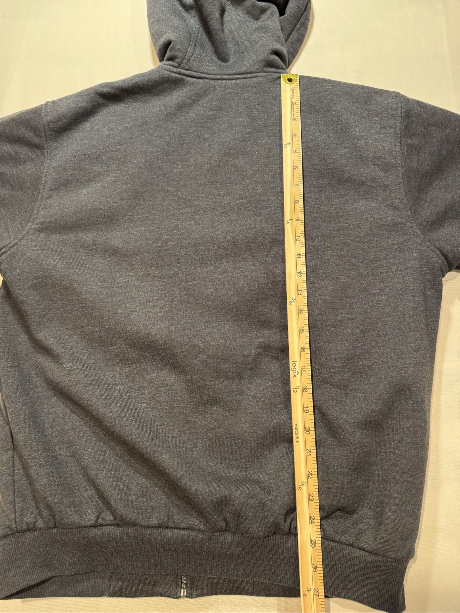 Men's Ridgecut Toughwear Heavyweight Sherpa Lined Full Zip Hoodie – Charcoal Gray – Large image 4