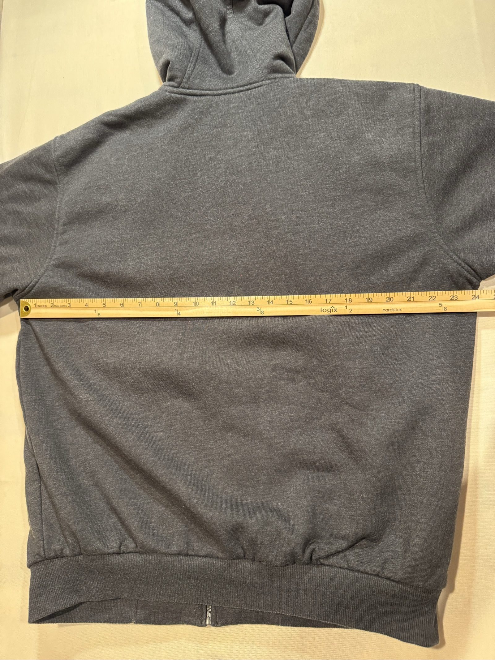Men's Ridgecut Toughwear Heavyweight Sherpa Lined Full Zip Hoodie – Charcoal Gray – Large image 5