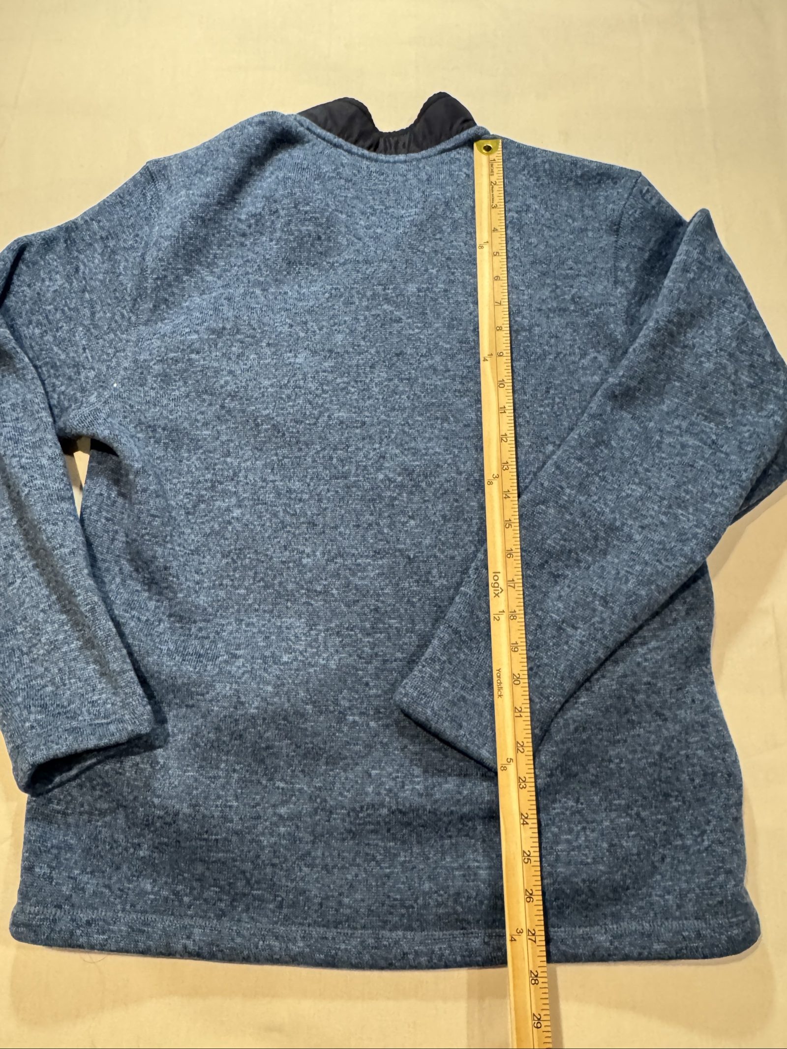 Men’s Eddie Bauer 1/4 Zip Sweater Fleece Pullover – Blue – Large image 5