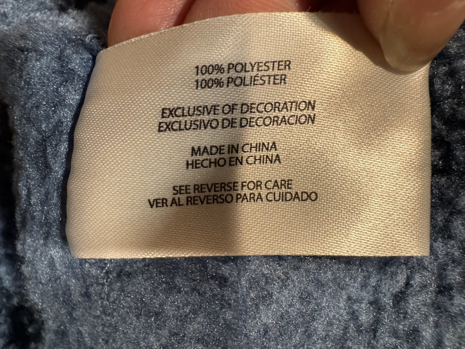 Men’s Eddie Bauer 1/4 Zip Sweater Fleece Pullover – Blue – Large image 8