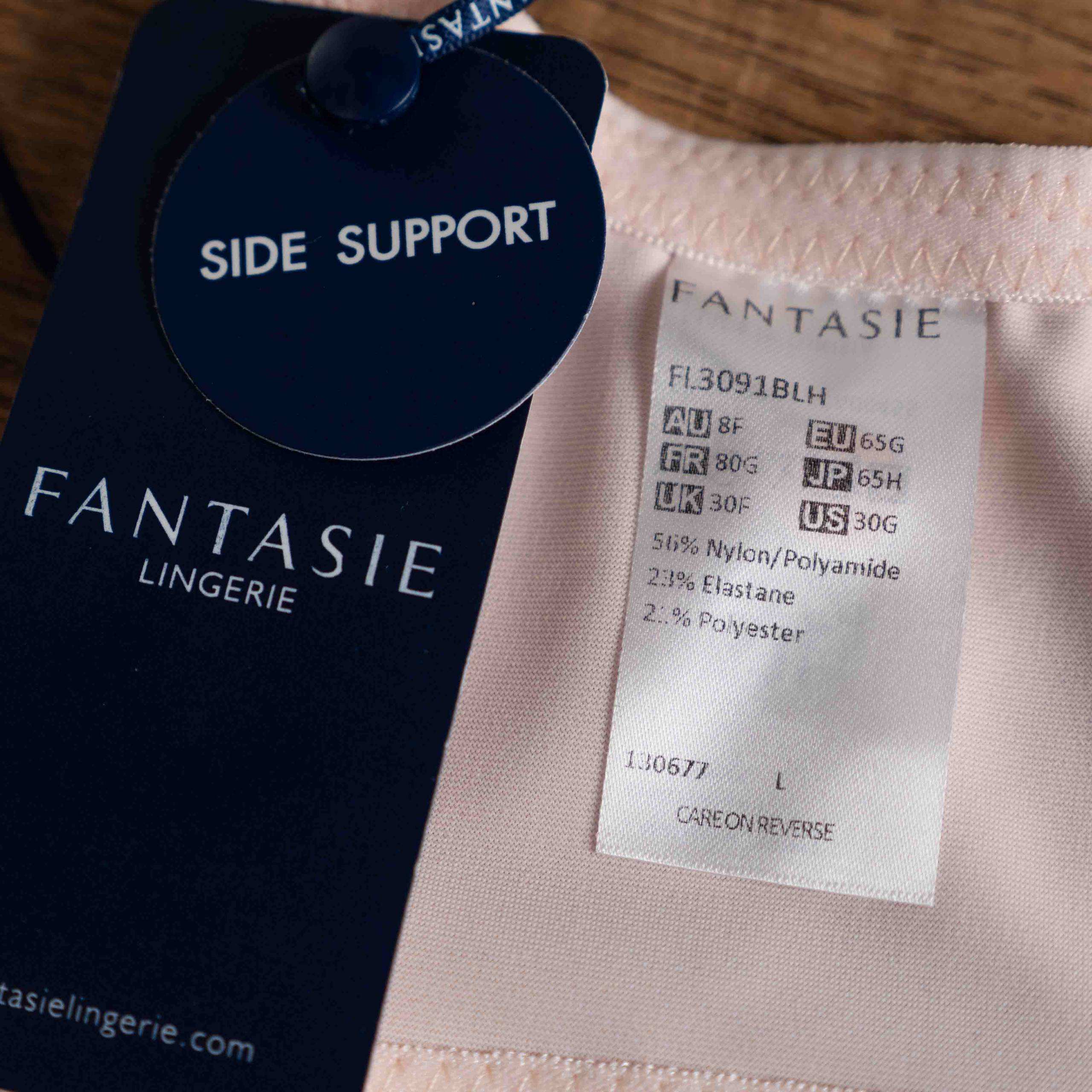 Fantasie Peach 30F Underwired Soft Cup Bra NWT image 5