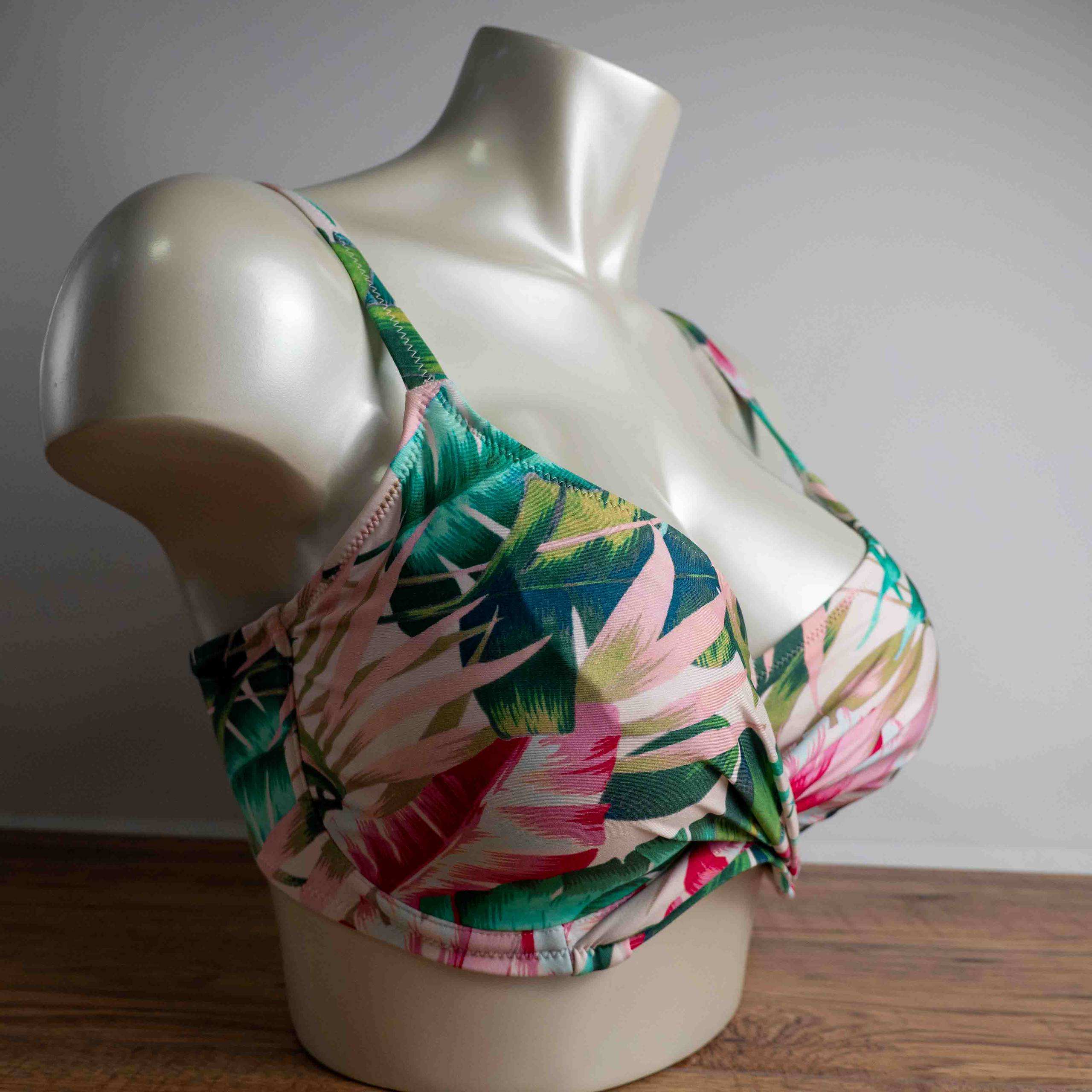 Fantasie 34G Tropical Print Bikini Top NWT image 2