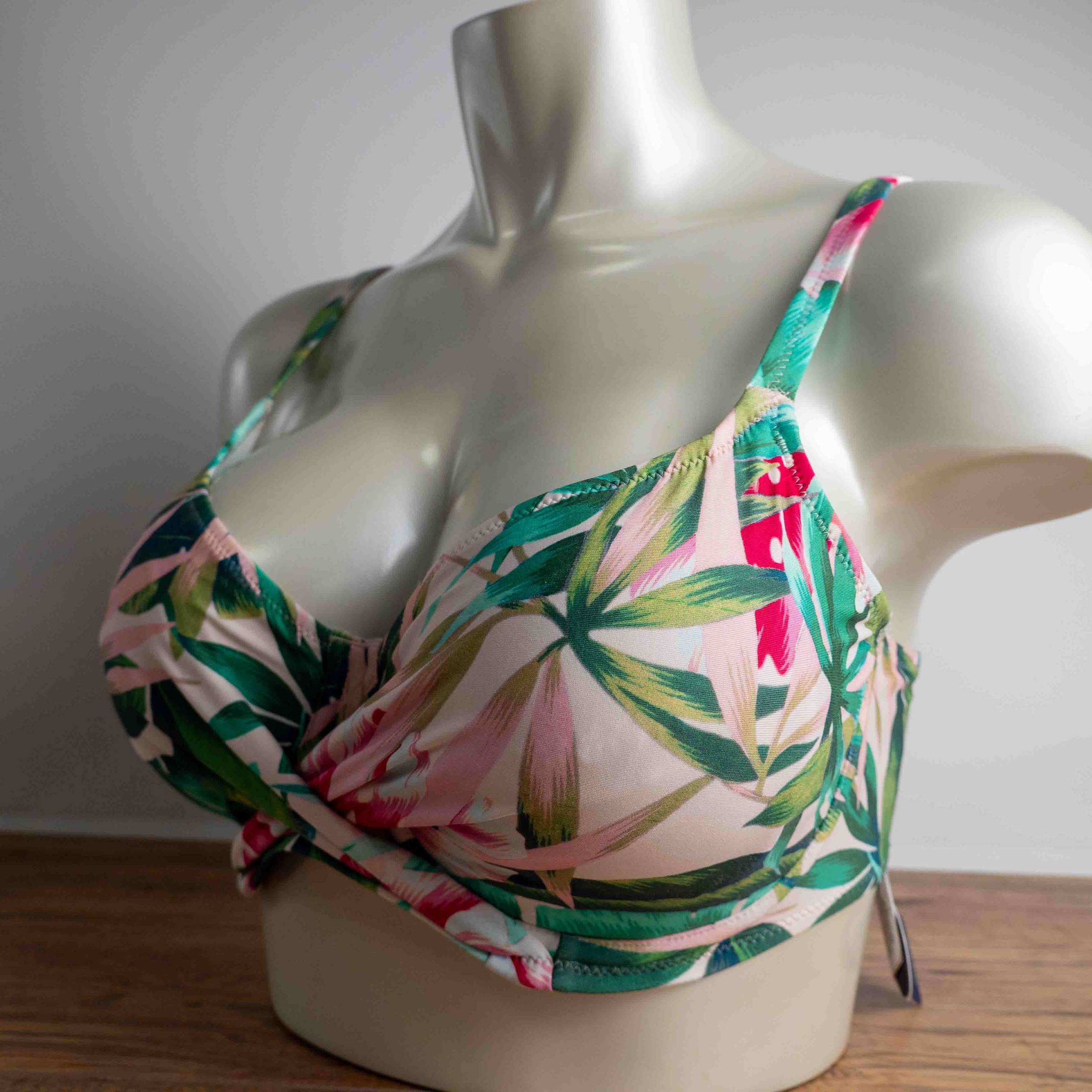 Fantasie 34G Tropical Print Bikini Top NWT image 3