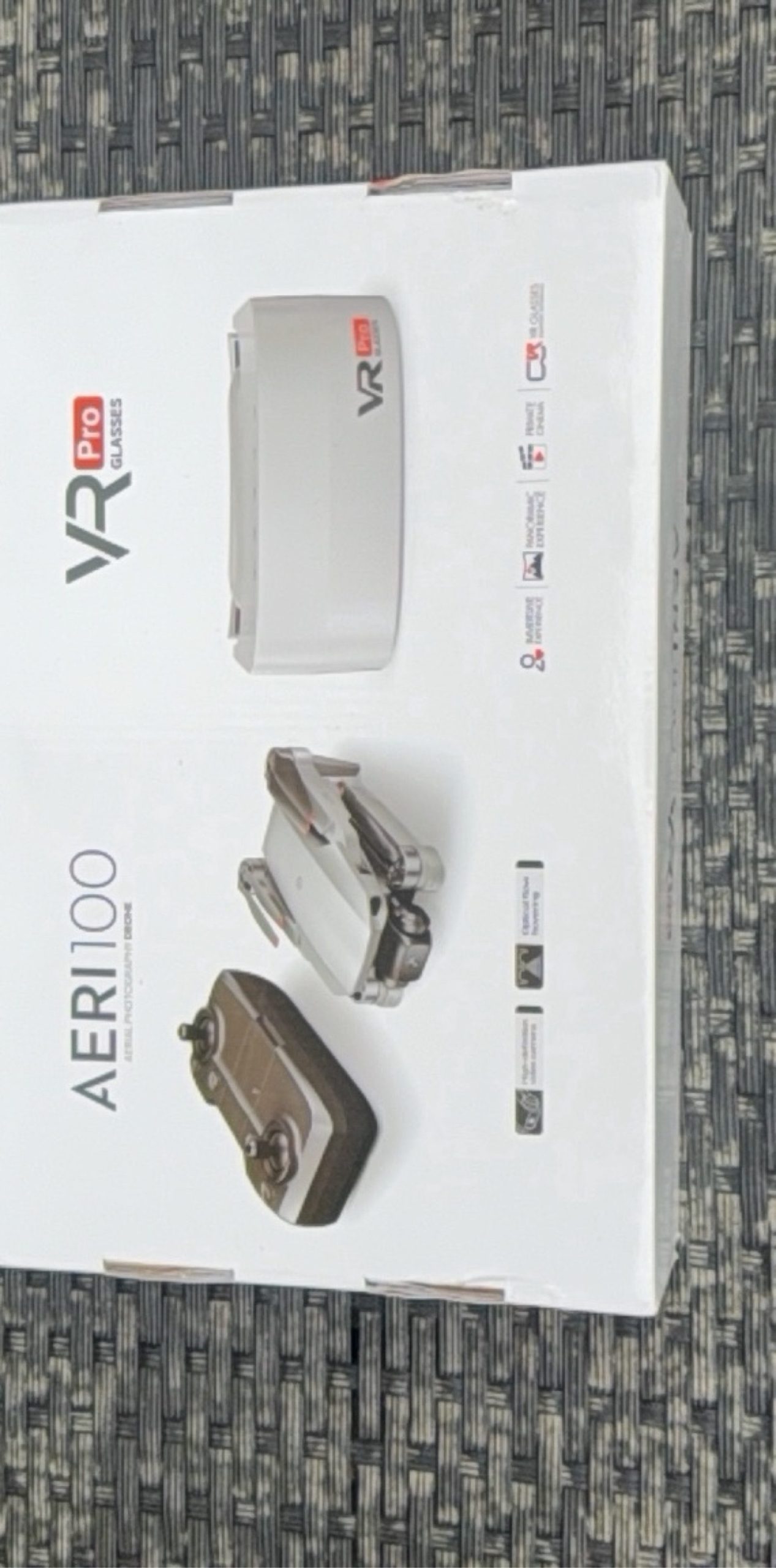 AERI100 White Aerial Photography Drone with VR Pro Glasses image 2
